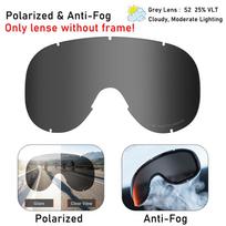 Photochromic Motocross Goggles Fit Small Helmet Polarized Anti Fog Motorcycle Goggles UV400 Moto Glasses for Dirt Bike Off Road gray