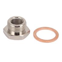 Deguonies jutiklio adapteris Metalinis M18x1.5 M12x1.25 sriegis O2 daviklio kištukas Automobilio aksesuaras beige