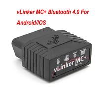 Vgate vLinker MC+ For BimmerCode FORScan ELM327 V2.2 Bluetooth 4.0 OBD2 Skeneris OBD 2 WIFI Automobilio Diagnostikos įrankiai Geresnis Už ELM327 gray