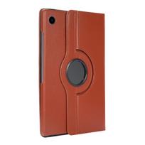 Skirta Samsung Galaxy Tab A8 10.5 2021 SM-X200 SM-X205 X200 X205 A7 Lite 8.7 SM-T220 SM-T225 Case 360 ​​besisukančio stovo planšetinio kompiuterio dangtelis Tab A8 10.5 SM-X200 ruda