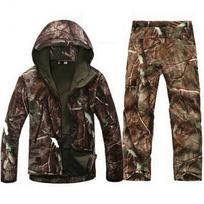 Karinė taktinė uniforma Softshell kamufliažinės striukės rinkinys vandeniui atsparūs medžiokliniai drabužiai striukės Vyriškos karinės striukės kostiumas viršutiniai drabužiai S