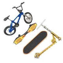 Pirštukinis riedlentė Dviračiai Technika Du ratai Mini paspirtukas Piršto galiukas Bmx Dviračio rinkinys Pirštukinė lenta Batai Lenta Žaislai Berniukų Gimtadienio Dovanos black