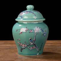 Daili keraminė vaza – sudėtingas namų dekoravimas ir gėlių komponavimas Plum Blossom Belly  gray