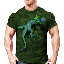 Chameleono Marškinėliai Gyvūno Sūkurys 3D Spausdinti Gatvės Stiliaus Vyrams Moterims Madingi Per dydį Trumpomis Rankovėmis Marškinėliai Vaikams T-shirt Viršutiniai Drabužiai 5XL black