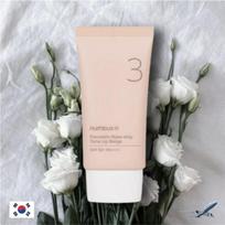 NUMBUZIN NR.3 Porcelianinis bazinis atspalvį suteikiantis BEŽINIS Apsauginis kremas nuo saulės SPF50+ PA++++ 50ml 35 gray