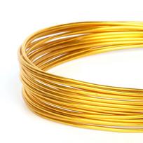 1/1.5/2/2.5mm Aliuminio viela dviračiui DIY, minkšta rankdarbių viela, ornamentai, rankdarbių priedai 2mm*5m auksinė