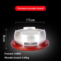 Commercial set Fish hot pot Fondue Chinoise Induction cooking gas universal aluminum pot tajine Thick uncoated soup dry pots white