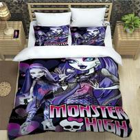 Monster High animacinių filmukų marginti patalynės komplektai Išskirtinis reikmenų rinkinys Antklodės užvalkalas Lovatiesės komplektas Patalynės komplektas Prabangi gimtadienio dovana EU Single 135x200cm white