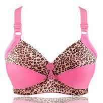 Moterims Push-up Liemenėlė Pilnos Kaušelės Didelio Dydžio Liemenėlės Seksuali Leopardinė Liemenėlė Minkšta Belaidė Plono Kaušelės Moteriški Lingerie Apatiniai 40-46 E Kaušeliai Itin Plona Seksuali Liemenėlė 90/40E pink