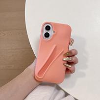 INS Lipstick Silicone Phone Case For iPhone 11 Funda iPhone 13 16 Pro Max 15 14 13 12 16 Plus Portable Lip Gloss Holder Cover iPhone 16
