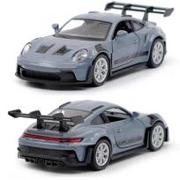 Porsche 911 GT3 RS Superautomobilis Match Versija 5 colių metalinis automobilis Simuliacija Diecast & Žaislinis transporto priemonė RMZ city 1:36 lydinio modelio gimtadienio dovanos gray