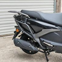 Qianjiang Hong 125 Motorolerio Priekinis ir Galinis Apsauginis Bėgelis Buferis Modifikacija Kritimo Blokatorius black