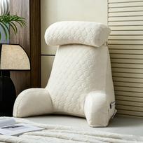 Minkšta pagalvė atlošas prie lovos - Pagalvė kaklo, skaitymo ir juosmens atramai Armrest Cushion 75×58CM - Charcoal Package