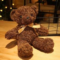 Meilės meškiukas Meškiukas pliušinis žaislas Hug širdies meškiukas lėlė šluostinė lėlė Valentino diena Mergina Gimtadienio dovana 30cm（0.1kg） brown