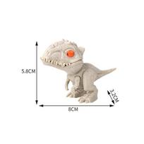 Juros periodo pirštų dinozaurų žaislai Tyrannosaurus Triceratops modelis Juokingas klastingas pirštų kandžiojimas Dino Vaikų interaktyvus žaislas Gimtadienio dovana beige