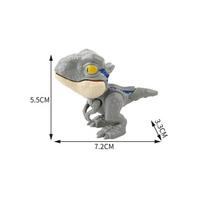 Juros periodo pirštų dinozaurų žaislai Tyrannosaurus Triceratops modelis Juokingas klastingas pirštų kandžiojimas Dino Vaikų interaktyvus žaislas Gimtadienio dovana