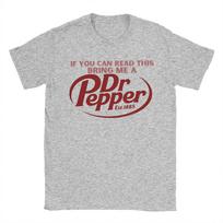 Vintažiniai marškinėliai Dr Pepper Raidė Įkurtas 1885 m. Medvilniniai marškinėliai Naujoviški marškinėliai vyrams Vasaros Y2K Atsitiktiniai trumparankoviai viršutiniai drabužiai L brown