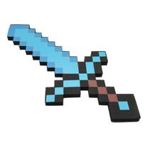 Minecraft Steve Šarvai Vaikams Cosplay Kostiumas Kombinezonas Berniukams Ir Mergaitėms Puikiai Tinka Helovinui Ir Persirengimo Renginiams Sword Only,45cm/17.72in blue