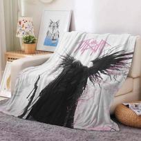 Juosta S-Miego T-Žetonai Antklodė Šilta Ir Minkšta Tinka Miegamajam Svetainei Sofa-lova Biurui Kelionei Stovyklavimui 30x40in white