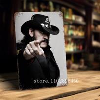 lemmy kilmister Metalinės plokštės ir ženklai sienų dekoras Vintažiniai skardos ženklai Captain Metalinis plakatas Dekoracija Barui, Pub'ui, Klubui Sienų dekoracija 30x40cm(11.8x15.7inch)