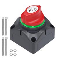 1-2 Off Disconnect Switch Power Fail Kill Switch Waterproof RV ATV Vehicle Master red