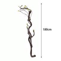 100/140/180cm Dirbtinio medžio šaka Namų dekoras Dirbtinio medžio rotango medžiai Vynmedis Plastikinės šakos Augalas Vestuvių vakarėlio dekoracija