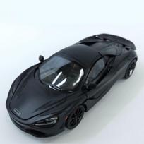 McLaren 720S Kabrioletas Sportinio Automobilio Modelis 1:24 metaliniai, Žaislas juoda
