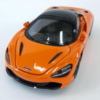 McLaren 720S Kabrioletas Sportinio Automobilio Modelis 1:24 metaliniai, Žaislas oranžinė
