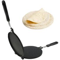 Tortilijų presas Non-Stick miltinių tortilijų presas su bakelito rankena tvirtas aliuminio tortilijų tešlos presavimo keptuvė daugiafunkcis
