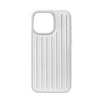 Mėlynoji akimirka Aliuminio lydinio telefono dėklas, skirtas iPhone 14 15 16 Pro Max, Atsparus smūgiams, Minimalistinis dizainerio dėklas su grūdinto stiklo ekrano plėvele aluminum&Case & Screen Protector&iPhone 15 sidabras