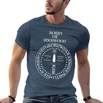 Robin of Sherwood T-shirt t-shirt vyrui grafiniai t-shirt medvilninis t-shirt rinkinys T-shirt XL black