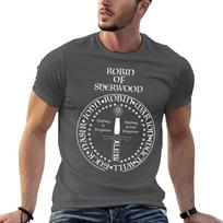 Robin of Sherwood T-shirt t-shirt vyrui grafiniai t-shirt medvilninis t-shirt rinkinys T-shirt M black