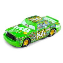 Automobiliai Disney Pixar Žaibas Makvynas Sally Čikas Hiksas Karalius 1:55 metalinių transporto priemonių žaislai, metalo lydinio automobiliai berniukams, Kalėdinė dovana green