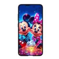 skirta Samsung Galaxy S25 S24 S23 S22 Ultra FE Plus A17 A37 A57 A56 A55 A06 A16 A15 A36 A26 A35 A05 A25 A54 A34 A33 telefono dėklas Minnie Mickey Mouse dangtelis for Redmi Note 9 rausvai ruda