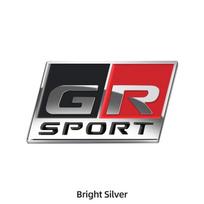 3D automobilio aliuminio lipdukas GR SPORT logotipas emblema ženklelis Auto lango kėbulo dekoras Toyota Corolla C-HR RZ RC RS Prius priedams red