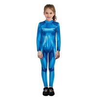 Europos ir Amerikos vaikų avatarų kostiumas Cosplay skaitmeninė spauda kombinezonas M (120cm) blue