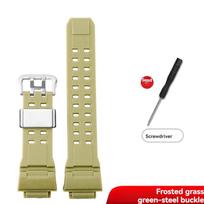 Skirta Casio G-SHOCK serijai 3410 GW-9400 GW9300 Silikoninės gumos laikrodžio apyrankė GW9400 GW9300 Camouflage spalvos Apyrankė Vyriška riešo juosta beige