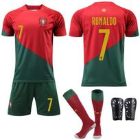 Pasaulio taurės Portugalijos nacionalinės komandos namų futbolo marškinėlių komplektas B dėžutė numeris C Ronaldo futbolo marškinėliai 22