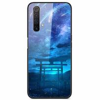 For Realme X3 Superzoom dėklas Grūdintas stiklas Žvaigždėtas marmuras Kietas galinis dangtelis OPPO Realme X3 Superzoom dėklams Apsauginis liūtas RealmeX3 Superzoom gray