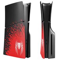 Aukščiausios kokybės ABS keičiamos korpuso dalys, priedai PS5 Slim apsauginiam dėklui, kietas priekinis skydelis, tinkamas Playstation 5 Slim Spider versijai For PS5 Slim