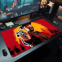 red dead Mouse Pad 500X1000 mm Large Gaming Mousepad Gamer XL Rubber Otaku Keyboard Pad Laptop Desk Mat 600x300x2mm red