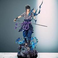 KARŠTAS Naruto Anime Figūrėlė Uzumaki Naruto Uchiha Sasuke Veiksmų Modelis PVC Statulėlė Darbalaukio Dekoracija Kolekciniai Žaislai Dovana gray