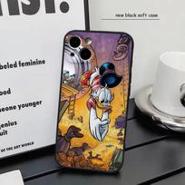 Disney Skrudžas Makgakas iPhone 15 16 14 Plus 13 12 11 17 Pro Max 17 Air Juodas Minkštas Telefono Dangtelis iphone 14