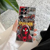 Marvel Žmogus-voras Komiksai Skaidrus dėklas Samsung Galaxy S26 S25 Ultra S24 S22 S26 Plus S20 S23 S21 S25 FE 5G Skaidrus dangtelis Galaxy S26 Edge