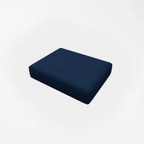 Atspari vandeniui kvadratinė terasos pagalvės užvalkalas Lauko sofos sėdimosios dalies užvalkalas Sodo rotango kėdės dalies sofos apsauga 33x65x10cm 1pc blue