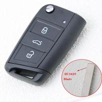 Automobilio rakto dėklas Korpusas Volkswagen Tiguan Vw Golf 7 4 5 Mk4 6 Mk7 Virtus Skoda Octavia A7 Seat Leon Ibiza Altea gray