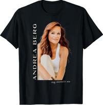 Andrea Berg Sag Niemals Nie Marškinėliai dydis S-5XL Unisex Marškinėliai S brown