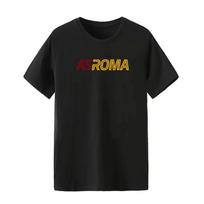 2025 Munio Roma Tas pats spausdintas marškinėlis Asroma Medvilniniai vyriški ir moteriški marškinėliai Laisvi raidės Vasara Futbolas Aukštos kokybės marškinėlis ... S įvairiaspalvis