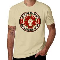 Nauji Wigan Casino Northern Soul marškinėliai kawaii drabužiai anime hipių drabužiai individualūs marškinėliai paprasti juodi marškinėliai vyrams 5XL beige