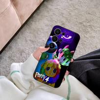 Baisaus vaizdo įrašo P-Poppys Žaidimo Laikai Telefono dėklas Samsung S 24 Fe 25 Ultra Plus 20 Lite 21 30 22 23 24 22 Ultra 5G Fundas Samsung S24fe gray